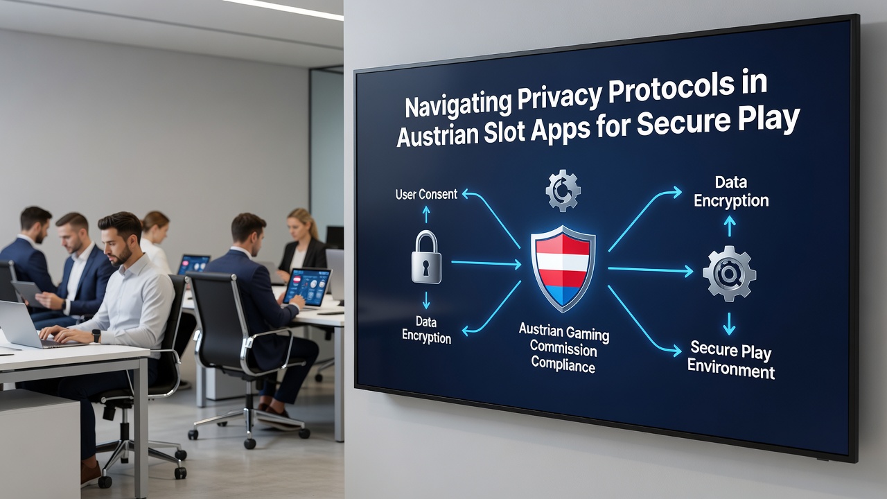 Secure data encryption visualization in an Austrian online slot application